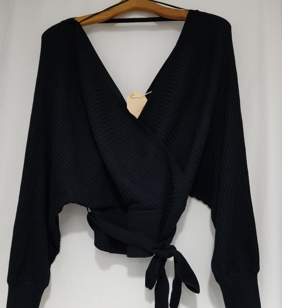 Wrap Sweater Top Duo